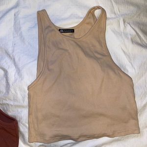 Beige Zara top - brand new never worn - fits small